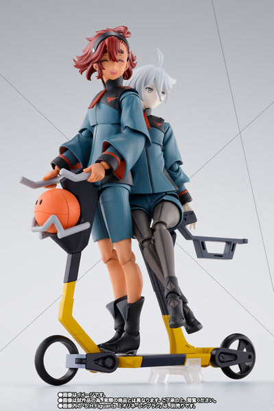 S.H. Figuarts Mobile Suit Gundam: The Witch from Mercury: Suletta Mercury (Regular Uniform Ver.) with Option Set