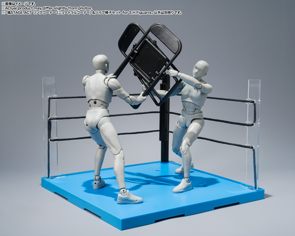 Tamashii Stage Act Ring (Neutral Corner) & Folding Chair Set