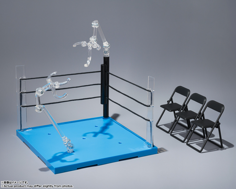 Tamashii Stage Act Ring (Neutral Corner) & Folding Chair Set