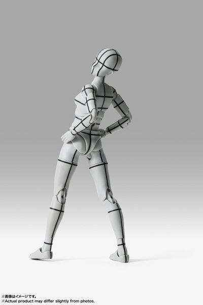 S.H. Figuarts - Body-chan Sports Edition (Wireframe Gray Color Ver.)
