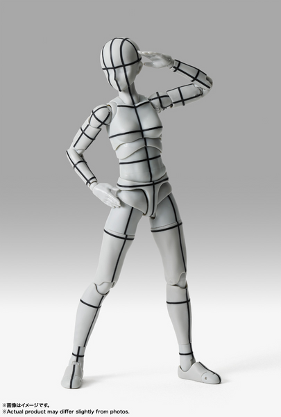 S.H. Figuarts - Body-chan Sports Edition (Wireframe Gray Color Ver.)