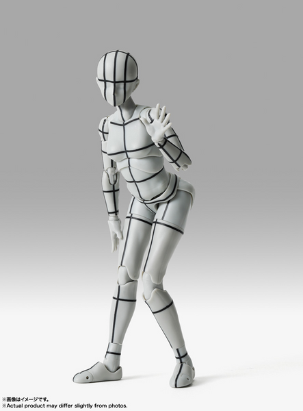 S.H. Figuarts - Body-chan Sports Edition (Wireframe Gray Color Ver.)