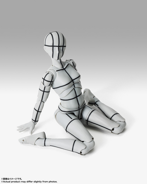 S.H. Figuarts - Body-chan Sports Edition (Wireframe Gray Color Ver.)