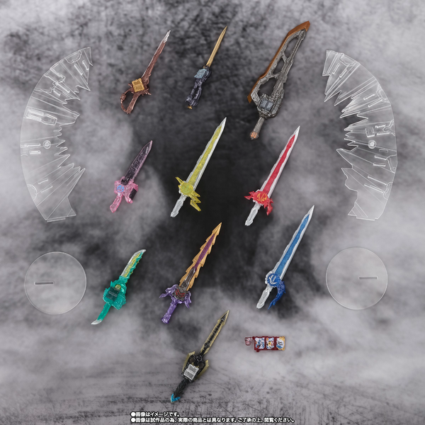 S.H. Figuarts - Kamen Rider Saber - Xross Saber & 10 Holy Sword Exclusive 2 Piece Set - P-Bandai