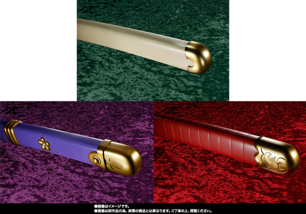 One Piece Proplica - Roronoa Zoro: Three Sword Style Set P-Bandai