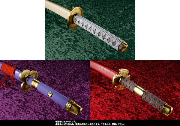 One Piece Proplica - Roronoa Zoro: Three Sword Style Set P-Bandai