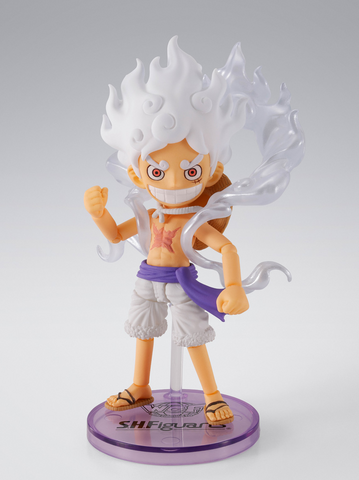 S.H.Figuarts x World Collectable Figure Monkey D. Luffy (Gear 5 Ver.) - P-Bandai