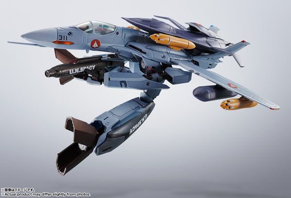 Hi-Metal R Macross Zero: VF-0A Phoenix (Shin Kudo) + QF-2200D-B Ghost