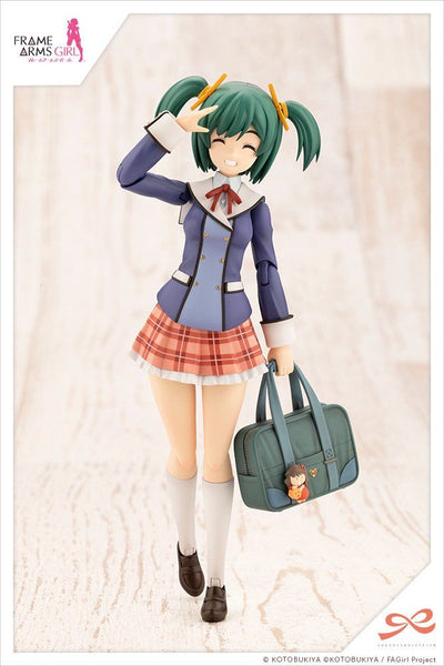 Frame Arms Girl Sousai Shoujo Teien Wakaba Girls' High School Winter Clothes Bukiko Kotobuki 1/10 Scale Model Kit