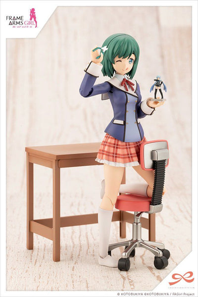 Frame Arms Girl Sousai Shoujo Teien Wakaba Girls' High School Winter Clothes Bukiko Kotobuki (Modeler's Edition) 1/10 Scale Model Kit