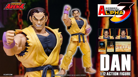 Storm Arena: Street Fighter Alpha 3 - Dan (Yellow)  1/12 Scale Figure IMAGE ANIME EXCLUSIVE