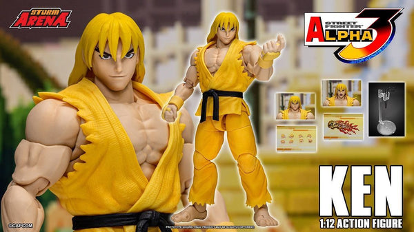 Storm Arena: Street Fighter Alpha 3 -  Ken (Yellow) 1/12 Scale Figure NYCC EXCLUSIVE