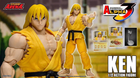 Storm Arena: Street Fighter Alpha 3 -  Ken (Yellow) 1/12 Scale Figure NYCC EXCLUSIVE
