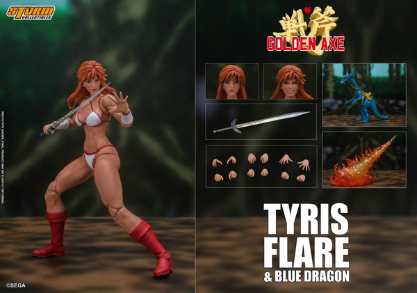 Golden Axe: Tyris Flare & Blue Dragon 1/12 Scale Figure Set