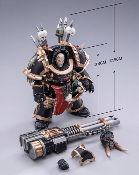 Warhammer 40K Black Legion Chaos Terminator Brother Gornoth 1/18 Scale Figure
