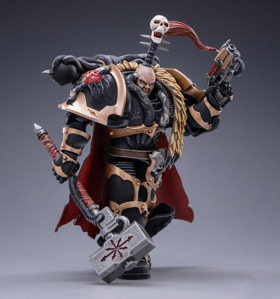 Warhammer 40K Black Legion Chaos Lord Khalos the Ravager 1/18 Scale Figure