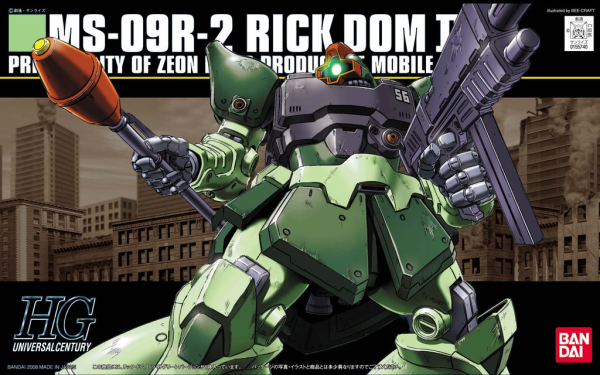 HG MS-09R-2 RICK DOM Ⅱ& MS-09F DOMTROPEN HGUC#090 MS-09R-2 Rick Dom II | AnimeXtreme