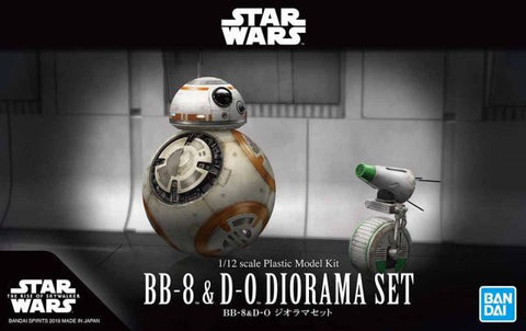 BB-8 & D-O (Rise of Skywalker) Diorama Set 1/12 Scale Model Kit