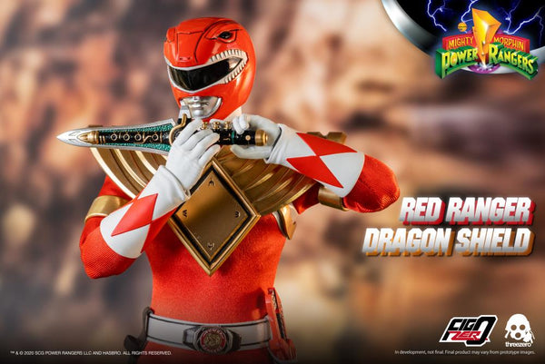 Mighty Morphin Power Rangers FigZero Dragon Shield Red Ranger 1/6 Figure