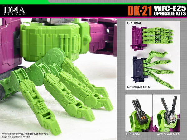 DK-21 Upgrade Kit For Earthrise WFC-E25 Titan Scorponok (With Bonus)