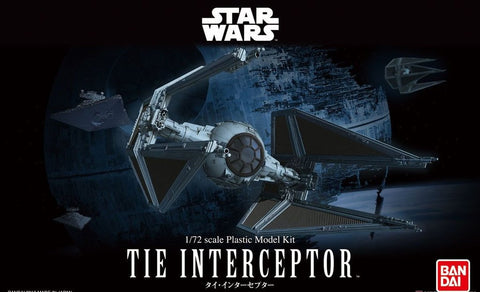 Tie Interceptor 1/72 Scale Model Kit