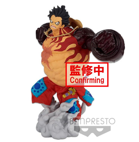 One Piece World Figure Colosseum 3 Super Master Stars Piece Monkey D. Luffy Gear 4 (The Original)
