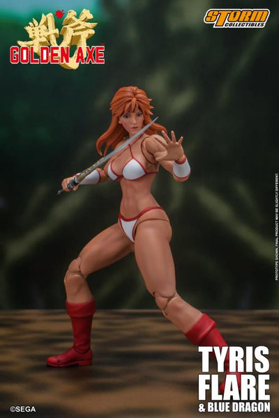 Golden Axe: Tyris Flare & Blue Dragon 1/12 Scale Figure Set