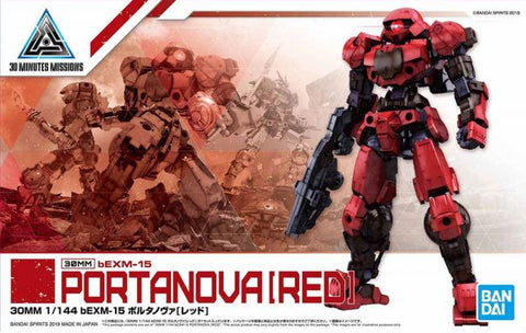 30 Minute Missions #06 bEMX-15 Portanova (Red) Model Kit