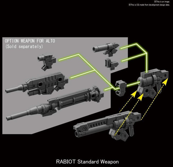 30 Minute Missions #23 eEXM-21 Rabiot (White) Model Kit