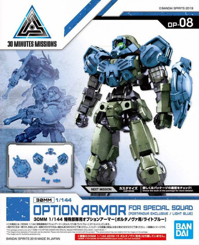 30 Minute Missions #08 Close Quarters Portanova (Light Blue) Armor Set