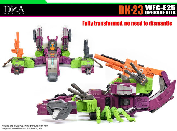 DK-23 Upgrade Kit For Earthrise WFC-E25 Titan Scorponok