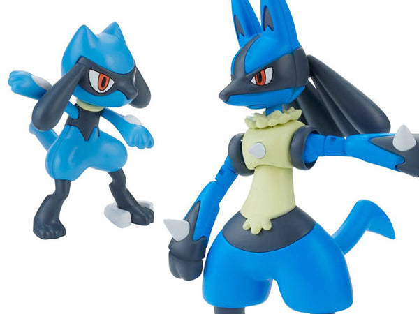 Pokemon Riolu & Lucario Model Kit Set