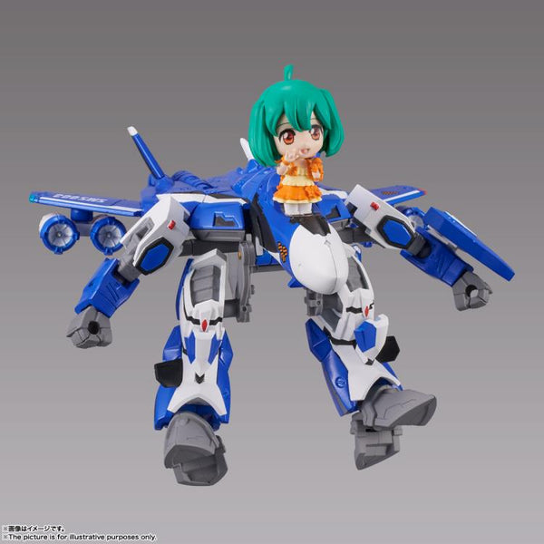 Macross Frontier Tiny Session - VF-25G Messiah Valkyrie (Michael Use Ver.) & Ranka Figure Set