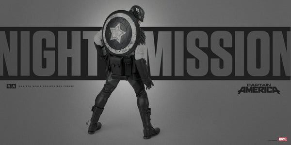 3A X Marvel Captain America Night Mission Ver. 1/6 Figure
