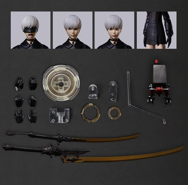 Nier Automata Play Arts Kai - 9S (YoRHa No.9 Type S) Deluxe Version