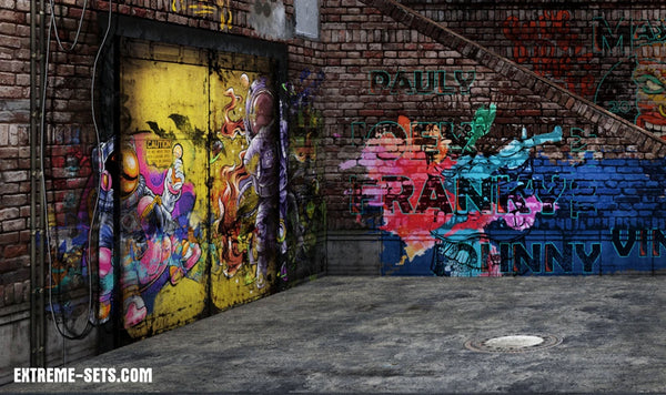 Deranged Alley (3.0) 1/12 Scale Pop-Up Diorama