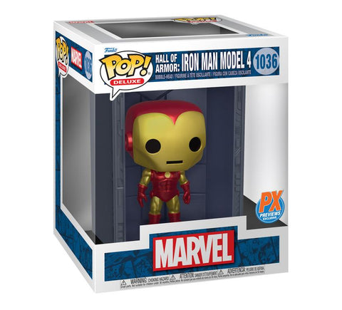 1036 Deluxe: Iron Man Hall of Armor Model 4 PX Previews Exclusive