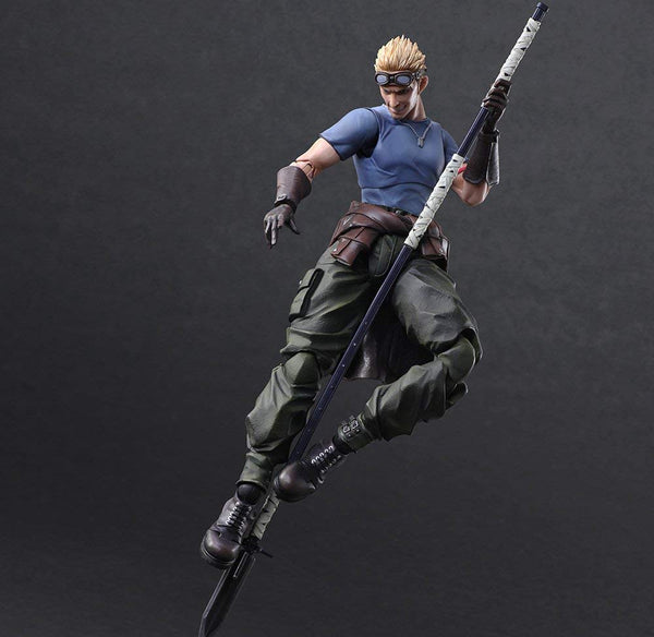 FF VII Advent Children Play Arts Kai: Cid Highwind & Cait Sith LIMITED