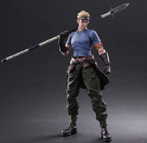 FF VII Advent Children Play Arts Kai: Cid Highwind & Cait Sith LIMITED