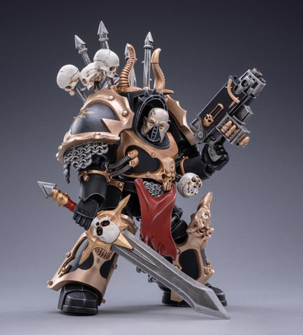 Warhammer 40K Black Legion Chaos Terminator Brother Gnarl 1/18 Scale Figure