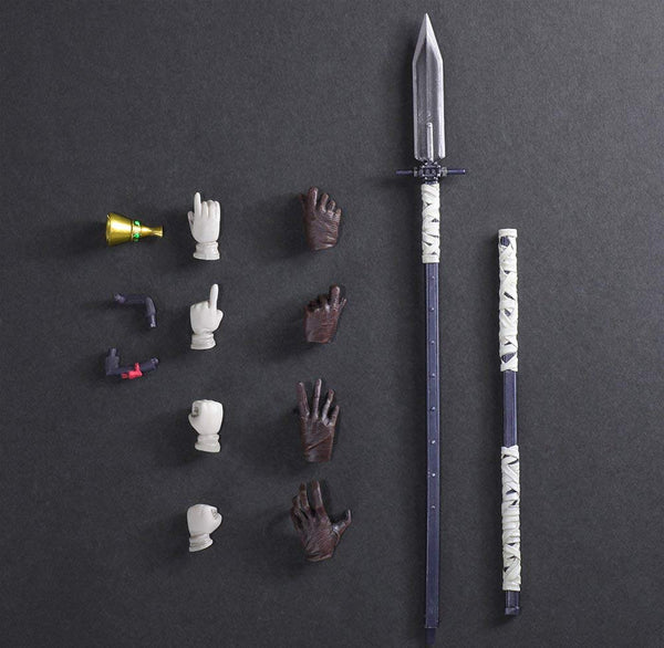 FF VII Advent Children Play Arts Kai: Cid Highwind & Cait Sith LIMITED