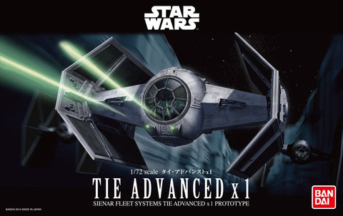 Tie Advanced 1/72 Scale Model Kit