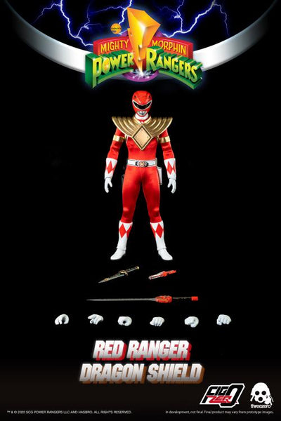 Mighty Morphin Power Rangers FigZero Dragon Shield Red Ranger 1/6 Figure