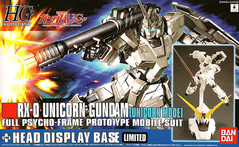 HGUC#101 RX-0 Unicorn Gundam (Unicorn Mode) + Unicorn Head Limited Ver.