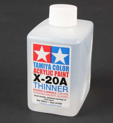 Tamiya Color Acrylic Paint Thinner X-20A 250ml 81040