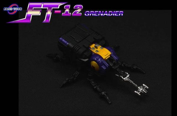 Fans Toys Set of 3 Figures (FT-12T Grenadier, FT-13 Mercenary, FT-14 Forager) Purple Set Exclusive