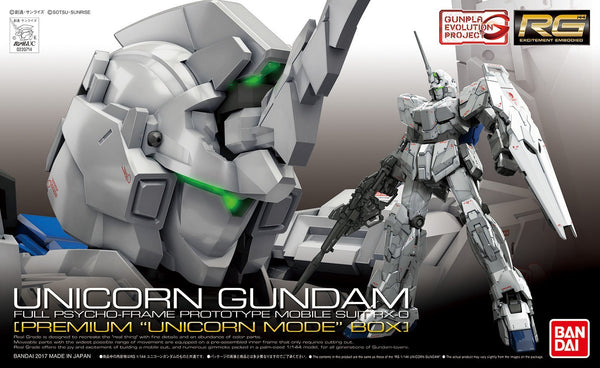 25 RG Unicorn Gundam "Premium Unicorn Mode Box" Limited Edition