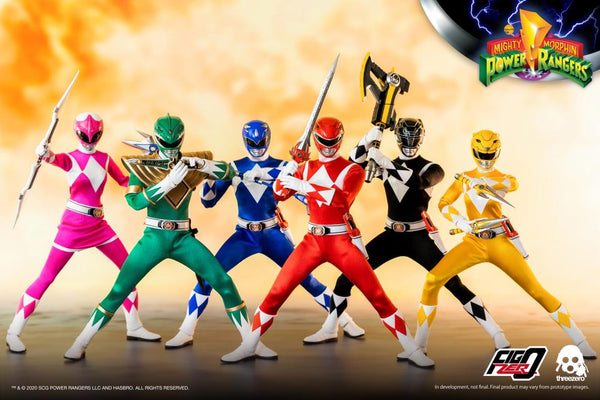 Mighty Morphin Power Rangers FigZero Core Rangers & Green Ranger 1/6 Scale Figure 6-Pack