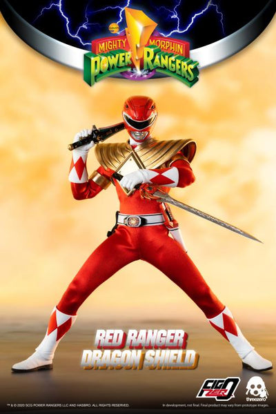 Mighty Morphin Power Rangers FigZero Dragon Shield Red Ranger 1/6 Figure