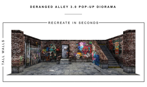 Deranged Alley (3.0) 1/12 Scale Pop-Up Diorama